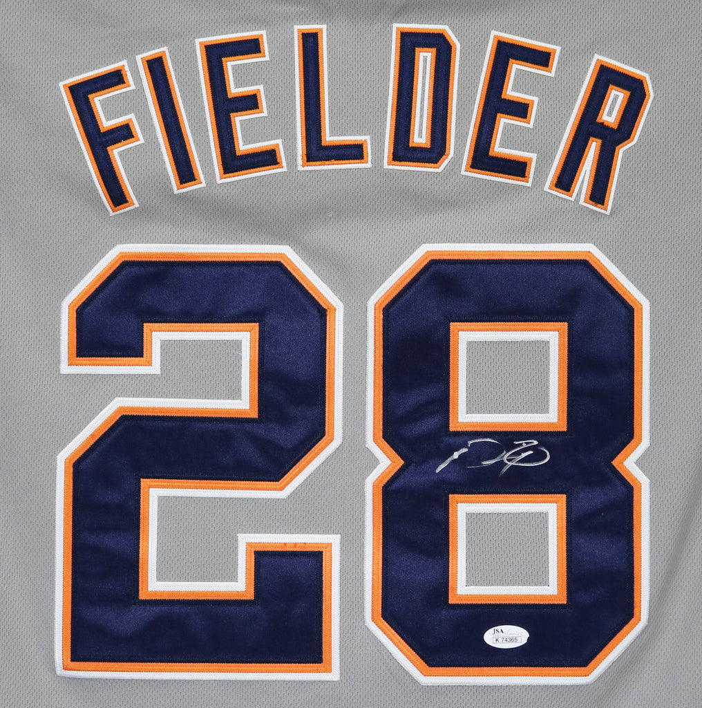 Prince Fielder Detroit Tigers Signed Autographed Gray #28 Jersey JSA –