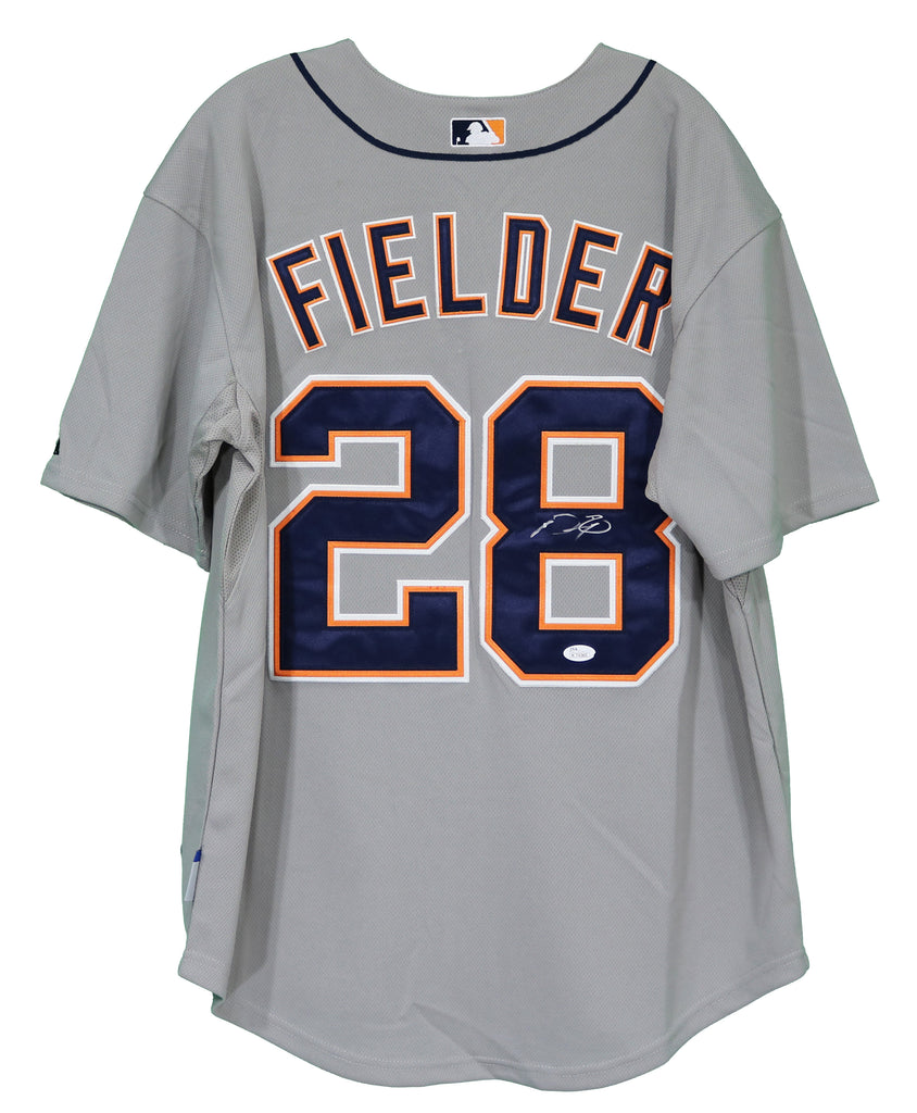 Prince Fielder Detroit Tigers Signed Autographed Gray #28 Jersey JSA –