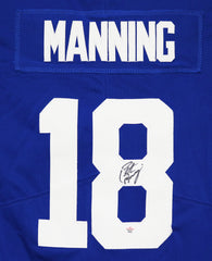 Peyton Manning Indianapolis Colts Signed Autographed Blue #18 Jersey PAAS COA