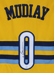 Emmanuel Mudiay Denver Nuggets Signed Autographed Yellow #0 Jersey JSA COA Size M