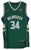 Giannis Antetokounmpo Milwaukee Bucks Signed Autographed Green #34 Jersey