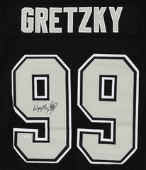 Wayne Gretzky Signed Autographed Los Angeles Kings Black #99 Custom Jersey PAAS COA