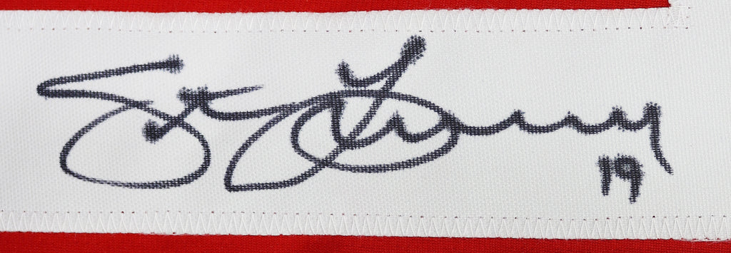 Steve Yzerman Detroit Red Wings Signed Autographed Red Custom