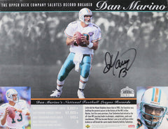 Dan Marino Miami Dolphins Signed Autographed 8-1/2" x 11" Photo Five Star Grading COA