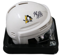 Sidney Crosby Pittsburgh Penguins Signed Autographed White Hockey Mini Helmet PAAS COA