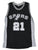 Tim Duncan San Antonio Spurs Signed Autographed Black #21 Custom Jersey PAAS COA
