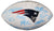 New England Patriots 2015-16 Team Signed Autographed White Panel Logo Football Authenticated Ink COA - AUTOGRAPHS FADED
