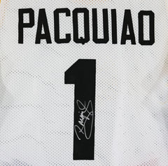Manny Pacquiao Professional Boxer Signed Autographed Custom Philippines Jersey Pacquiao COA