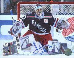 Henrik Lundqvist New York Rangers Signed Autographed 8" x 10" Action Photo Global COA