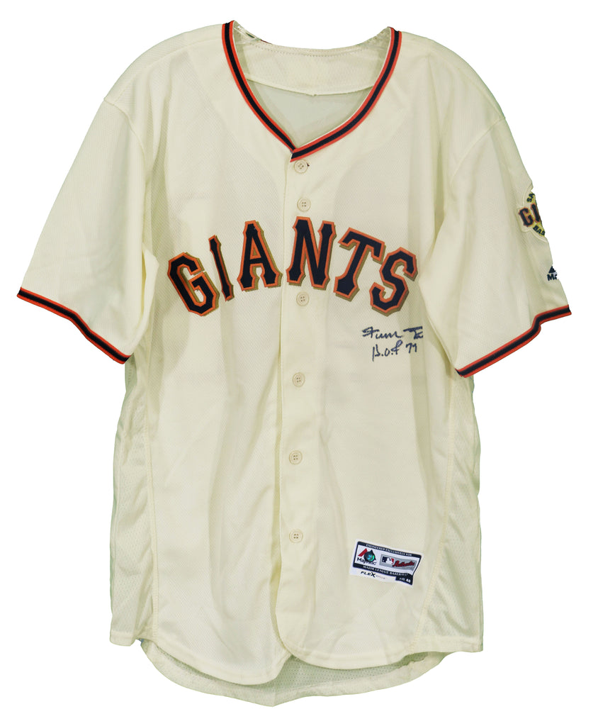 Willie Mays San Francisco Giants Signed Autographed Cream #24