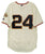 Willie Mays San Francisco Giants Signed Autographed Cream #24 Jersey Athlete Hologram COA