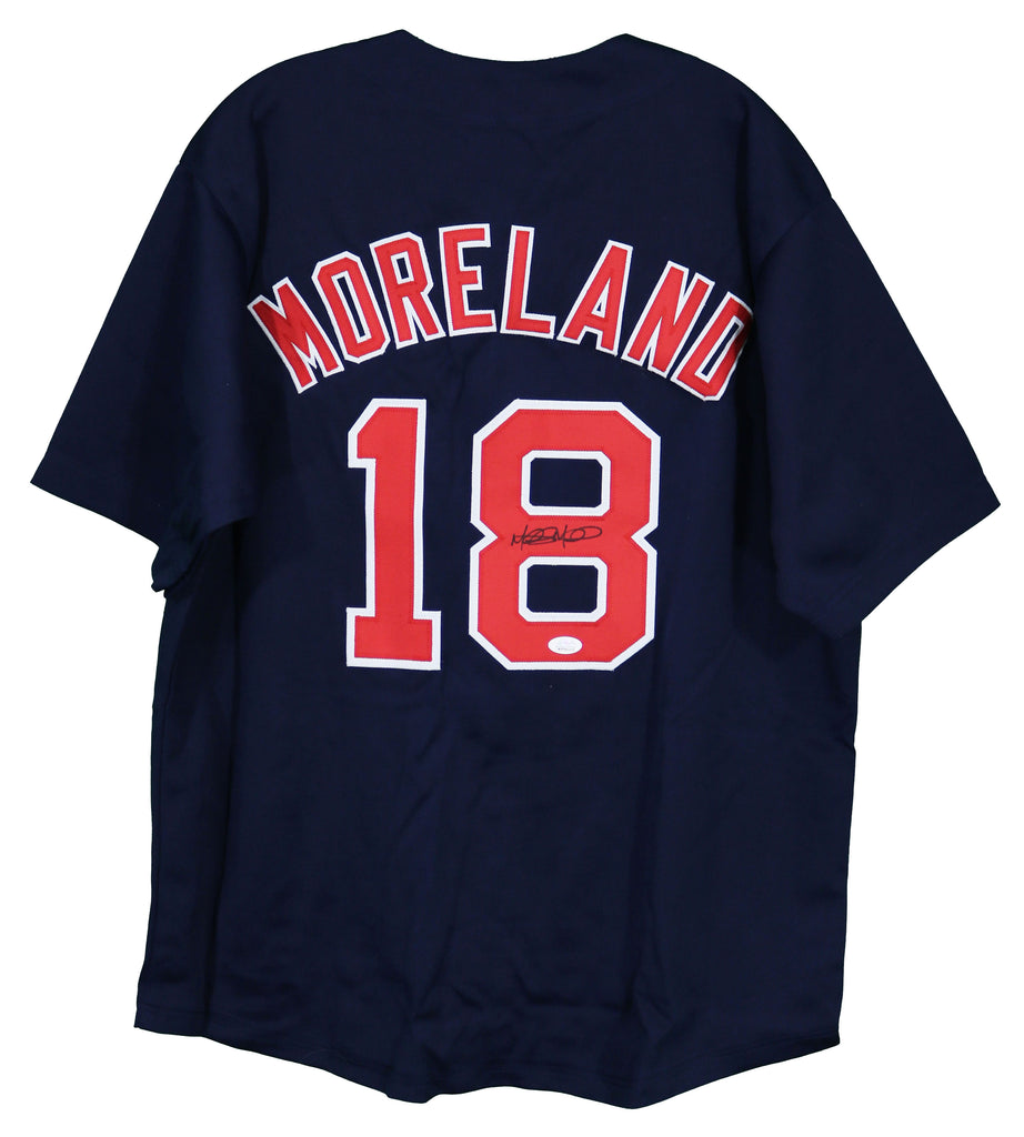 Mitch Moreland Boston Red Sox Signed Autographed Custom Jersey JSA