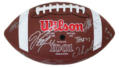 Ohio State Buckeyes 2014-2015 National Championship Team Signed Autographed Wilson 1001 Football PAAS Letter COA Meyer Elliott