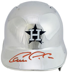 Carlos Correa Houston Astros Signed Autographed Chrome Mini Helmet JSA Witnessed COA