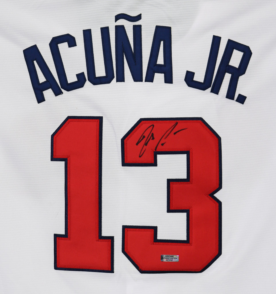 Ronald Acuna Jr. Signed Atlanta Braves Jersey Multiple Inscriptions - –  More Than Sports
