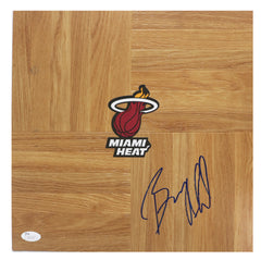 Bam Adebayo Miami Heat Autographed Signed Basketball Floorboard JSA COA