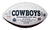 Troy Aikman, Emmitt Smith and Michael Irvin Dallas Cowboys Signed Autographed White Panel Logo Football