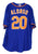 Pete Alonso New York Mets Signed Autographed Blue #20 Jersey Global COA