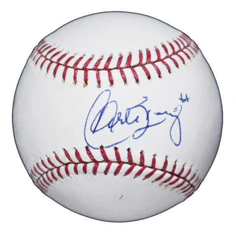 Carlos Baerga Cleveland Indians Signed Autographed Official Major League Baseball JSA COA with Display Holder