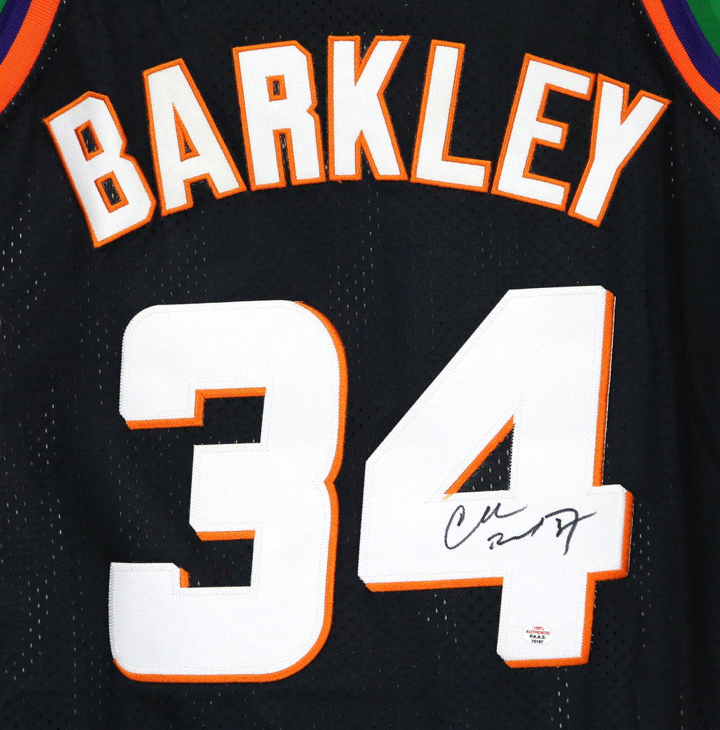 Charles Barkley Phoenix Suns Signed Autographed Purple Custom