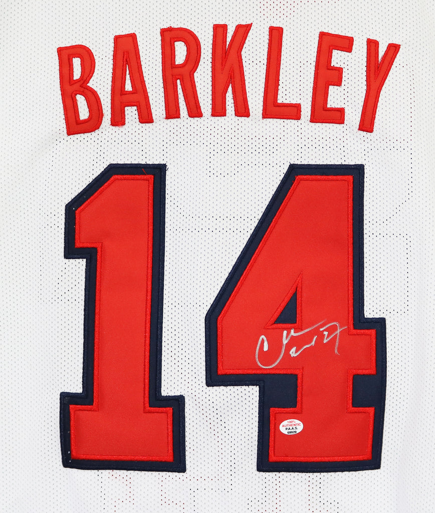 Charles Barkley Signed Autographed Team USA White #14 Jersey PAAS COA –