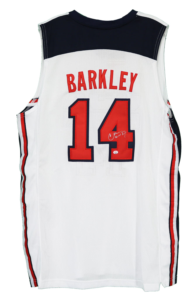 Charles Barkley Autographed Jersey Psa Authenticated