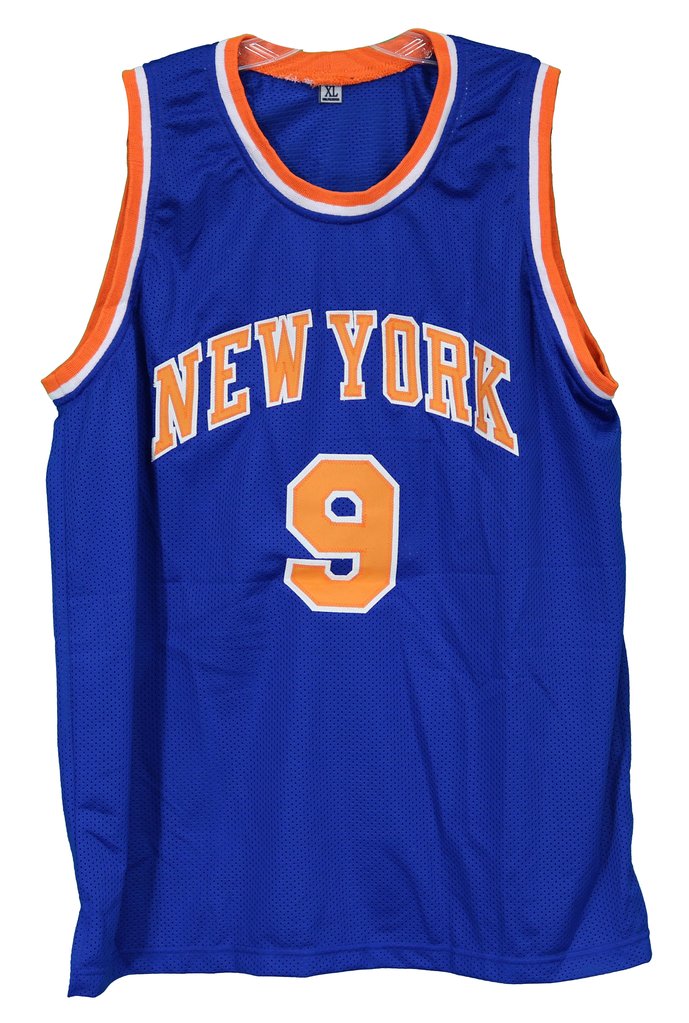 RJ Barrett New York Knicks Signed Autographed Blue #9 Custom