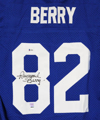 Raymond Berry Baltimore Colts Signed Autographed Blue #82 Custom Jersey Beckett COA