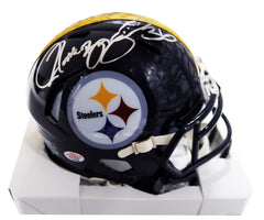 Jerome Bettis Pittsburgh Steelers Signed Autographed Football Mini Helmet PAAS COA
