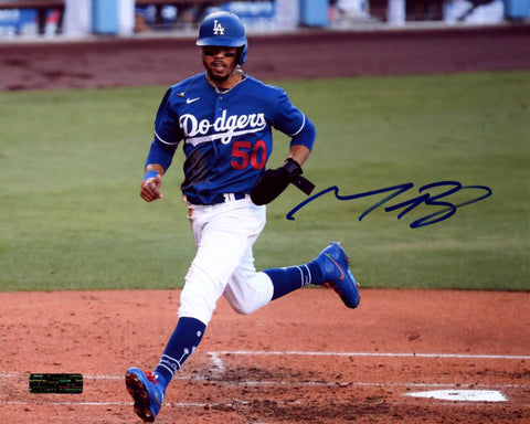 Mookie Betts Los Angeles Dodgers Signed Autographed 8" x 10" Photo Heritage Authentication COA
