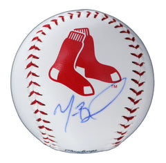 Mookie Betts Boston Red Sox Signed Autographed Rawlings Official Major League Logo Baseball PAAS COA with Display Holder