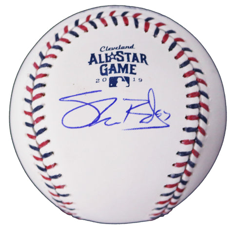 Shane Bieber Cleveland Indians Signed Autographed Rawlings 2019 All-Star Game Official Baseball Beckett Witnessed COA with Display Holder