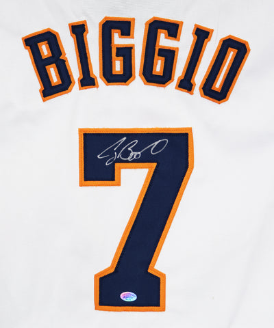 Craig Biggio Houston Astros Signed Autographed Custom White #7 Jersey Pinpoint COA