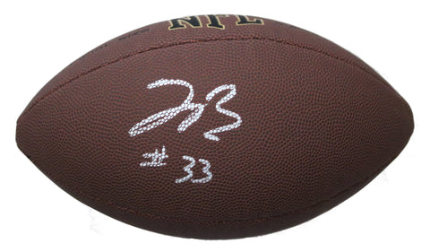Lynn Bowden Jr. New England Patriots Signed Autographed Wilson NFL Football Beckett Witnessed COA
