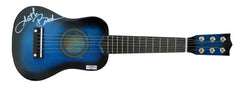 Garth Brooks Country Singer Signed Autographed Blue Mini Guitar Heritage Authentication COA