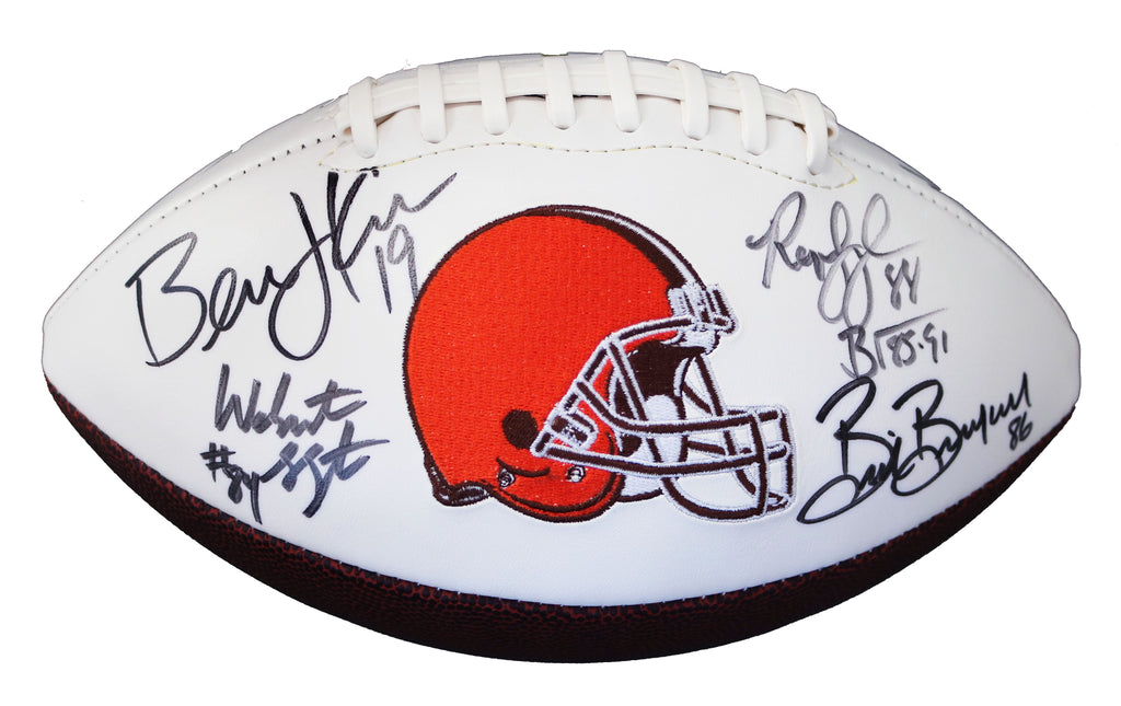 Bernie Kosar Cleveland Browns Autographed Signed White Panel Football -  Certified Authentic