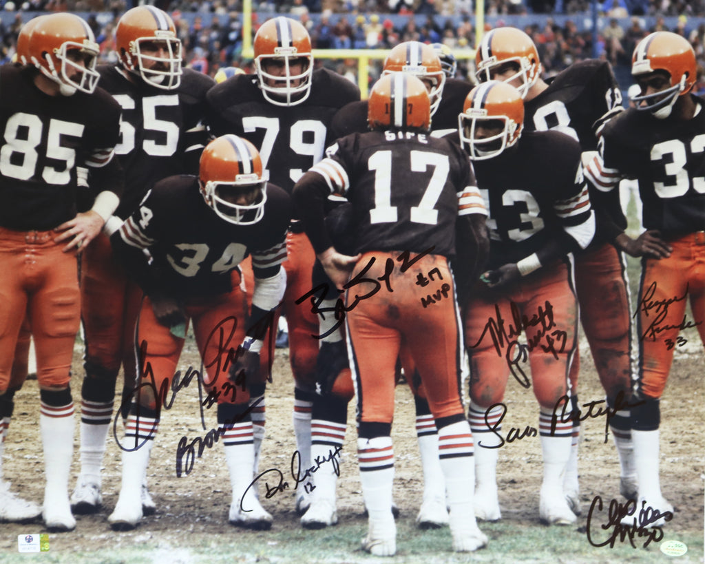 Cleveland Browns Kardiac Kids 20x24 16-1 Autographed Photo