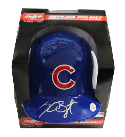 Kris Bryant Chicago Cubs Signed Autographed Mini Helmet PAAS COA