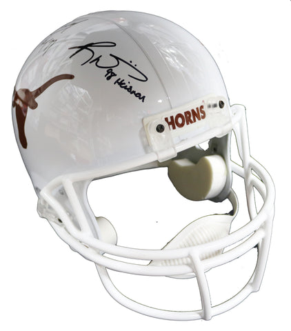 Earl Campbell and Ricky Williams Texas Longhorns Signed Autographed Riddell Full Size Replica Helmet PAAS COA