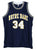 Austin Carr Notre Dame Fighting Irish Signed Autographed Blue #34 Custom Jersey Witnessed Five Star Grading COA