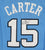 Vince Carter North Carolina Tar Heels Signed Autographed Blue #15 Jersey PAAS COA