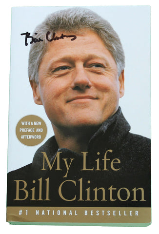 President Bill Clinton Signed Autographed My Life Bill Clinton Book LSC COA