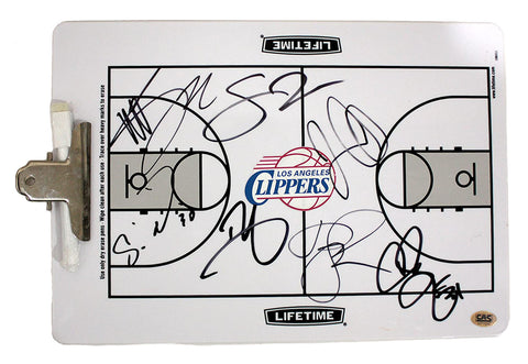 Los Angeles Clippers 2014-15 Team Signed Autographed Basketball Clipboard Griffin Jordan Crawford