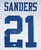Deion Sanders Dallas Cowboys Signed Autographed 39" x 27" Framed Jersey Display JSA Witnessed