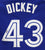 R.A. Dickey Toronto Blue Jays Signed Autographed Blue #43 Jersey JSA COA