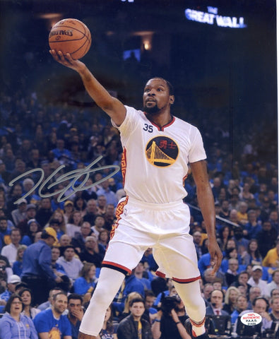Kevin Durant Golden State Warriors Signed Autographed 8" x 10" Layup Photo PAAS COA
