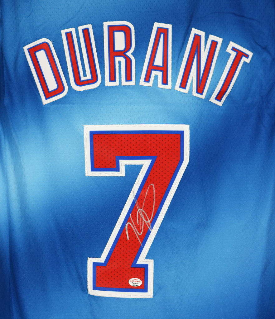 Kevin Durant Autographed Brooklyn Custom Black Basketball Jersey - BAS