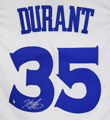 Kevin Durant Golden State Warriors Signed Autographed White #35 Jersey PAAS COA