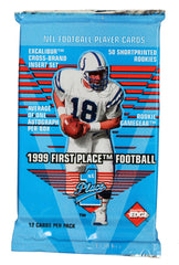 1999 Collector's Edge 1st Place Unopened Football Card Hobby Pack