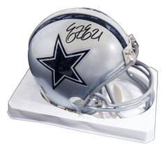 Ezekiel Elliott Dallas Cowboys Signed Autographed Mini Helmet Global COA